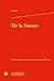 De la Nature