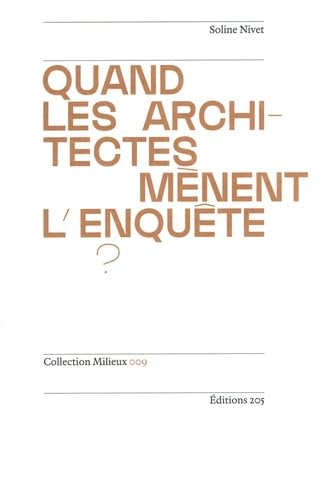 Quand les architectes mEnent l enquEte ? /franCais (Paperback)