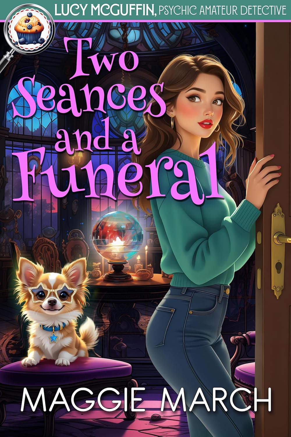 Two Seances And A Funeral (Lucy McGuffin, Psychic Amateur Detective, #5)