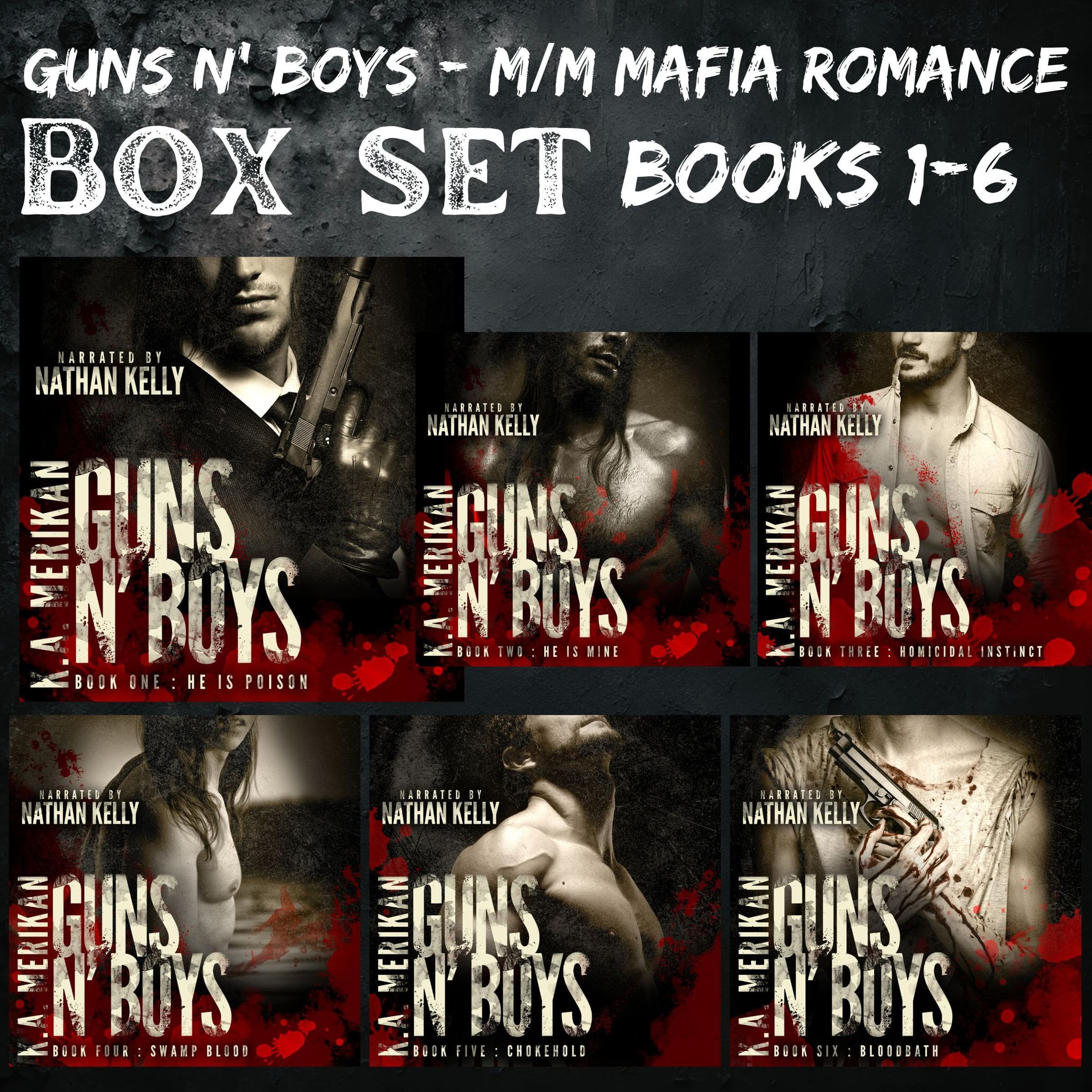 Guns n' Boys Box Set: Books 1-6: M/M Mafia Romance (Audible Audio)