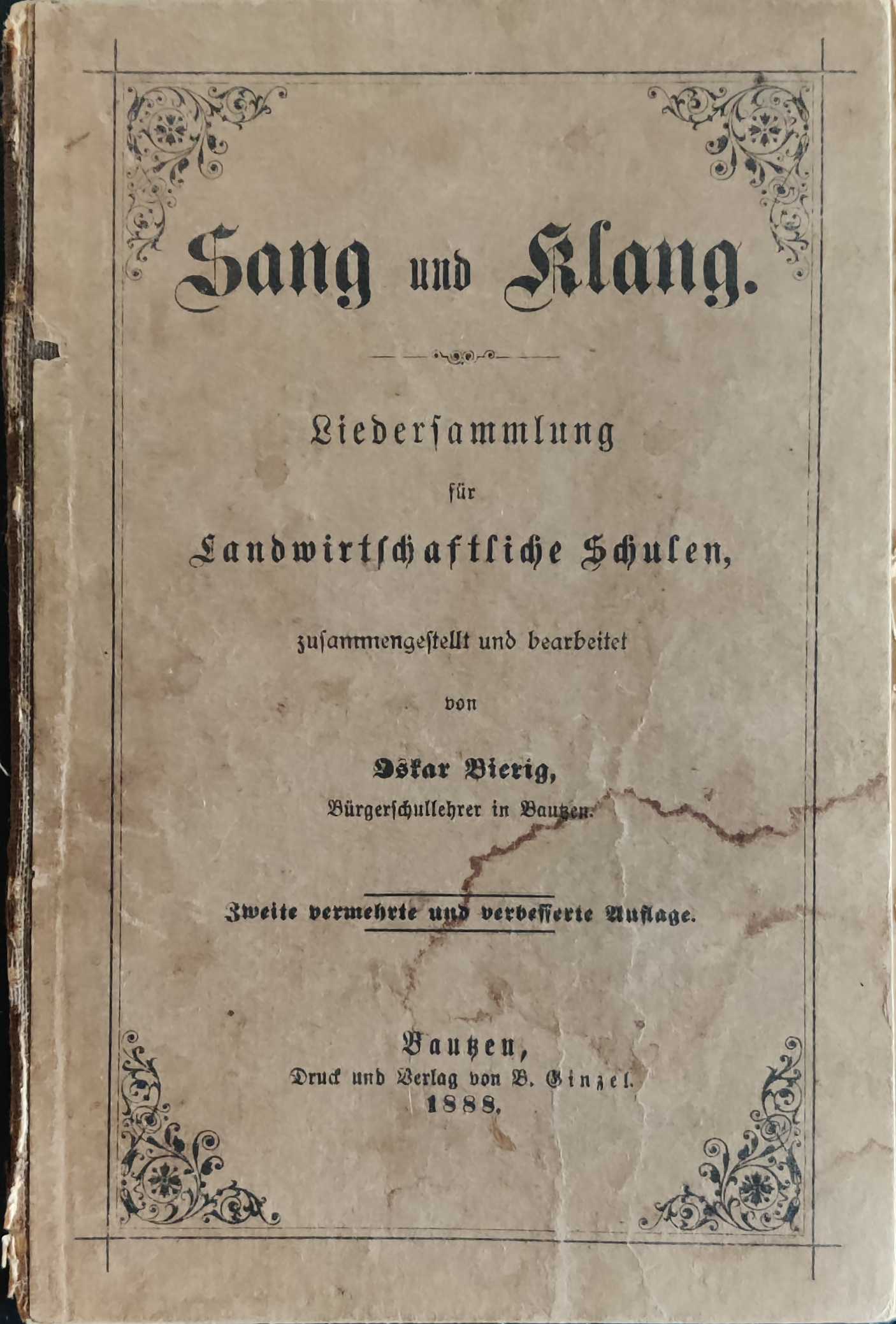 Sang und Klang (Unknown Binding)