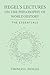 Hegel's Lectures on the Philosophy of World History by Thomas L. Pangle Hegel's Lectures on the Philosophy of World History by Thomas L. Pangle