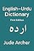 English–Urdu Dictionary: A ...
