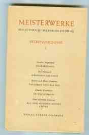 Meisterwerke Selbstzeugnisse I (Hardcover)