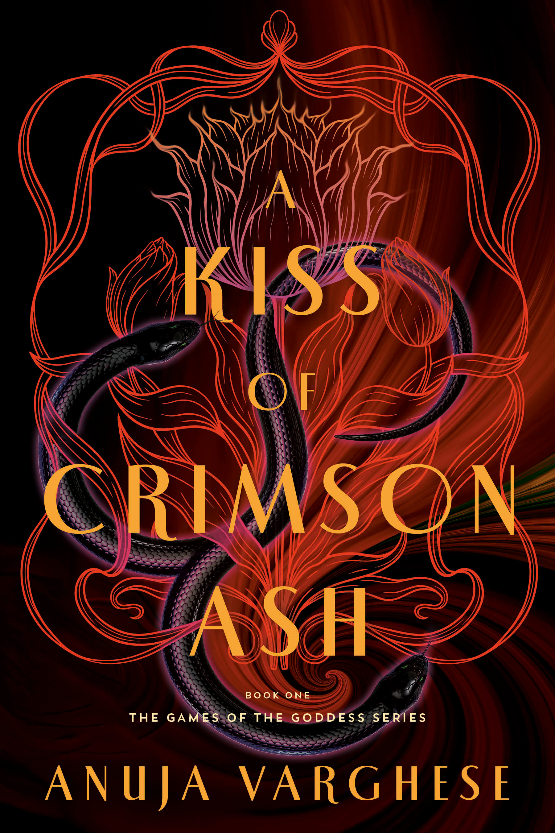 A Kiss of Crimson Ash (Games of the Goddess, #1)