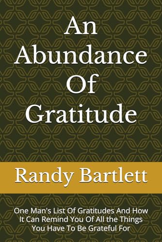 An Abundance Of Gratitude: One Man's List Of Gratitudes And How It Can Remind You Of All the Things You Have To Be Grateful For (Paperback)