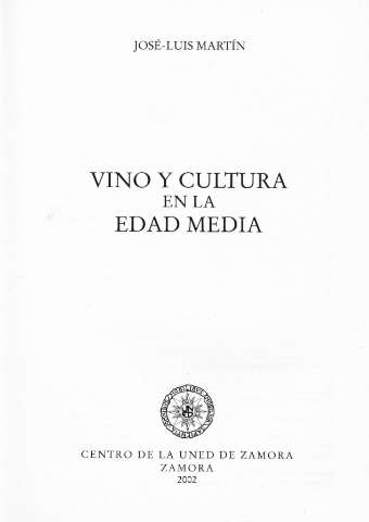 Vino y cultura en la Edad Media (Paperback)