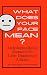 What Does Your Face Mean? by Michael Matthews