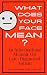 What Does Your Face Mean?: ...