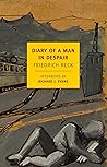 Book cover for Diary of a Man in Despair (New York Review Books Classics)