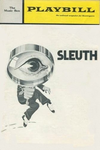 Sleuth by Anthony Shaffer Playbill May 1972