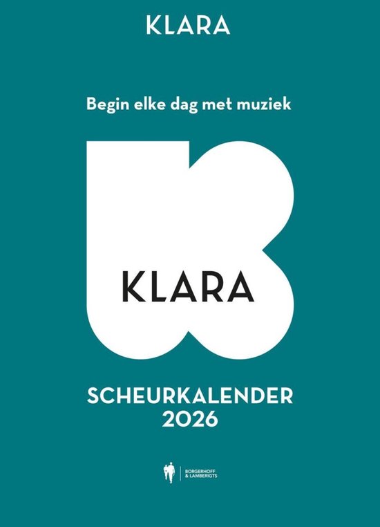 Klara scheurkalender 2026 25 jaar Klara, elke dag muziek