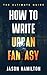 How to Write Urban Fantasy:...