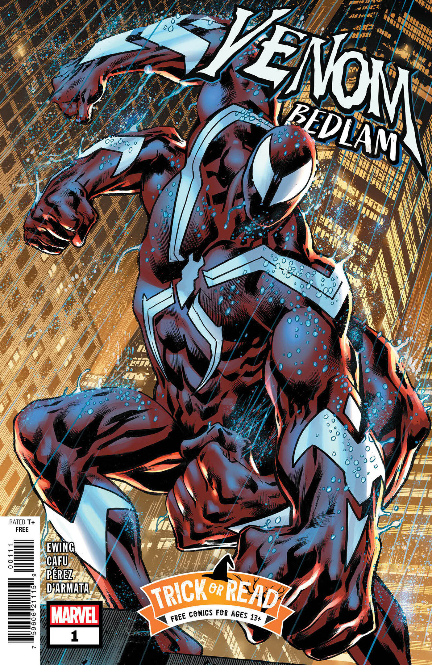 Venom Bedlam #1 (2024) Bryan Hitch Trick or Read Variant Comic Book