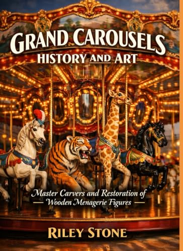 GRAND CAROUSELS HISTORY AND ART: Master Carvers and Restoration of Wooden Menagerie Figures (Paperback)