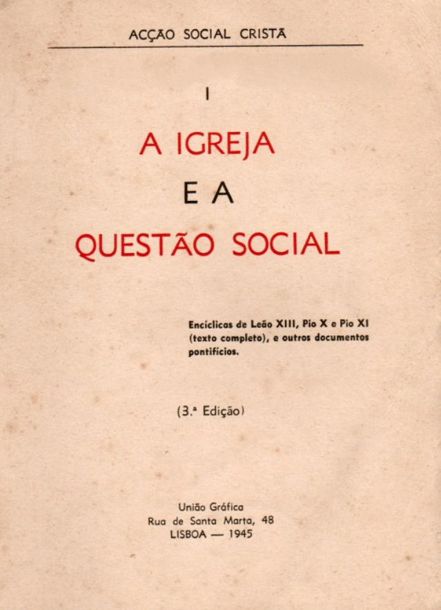 A Igreja e a Questão Social (Mass Market Paperback)