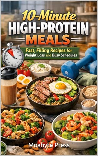 10-Minute High-Protein Meals: Fast, Filling Recipes for Weight Loss and Busy Schedules (Kindle Edition)