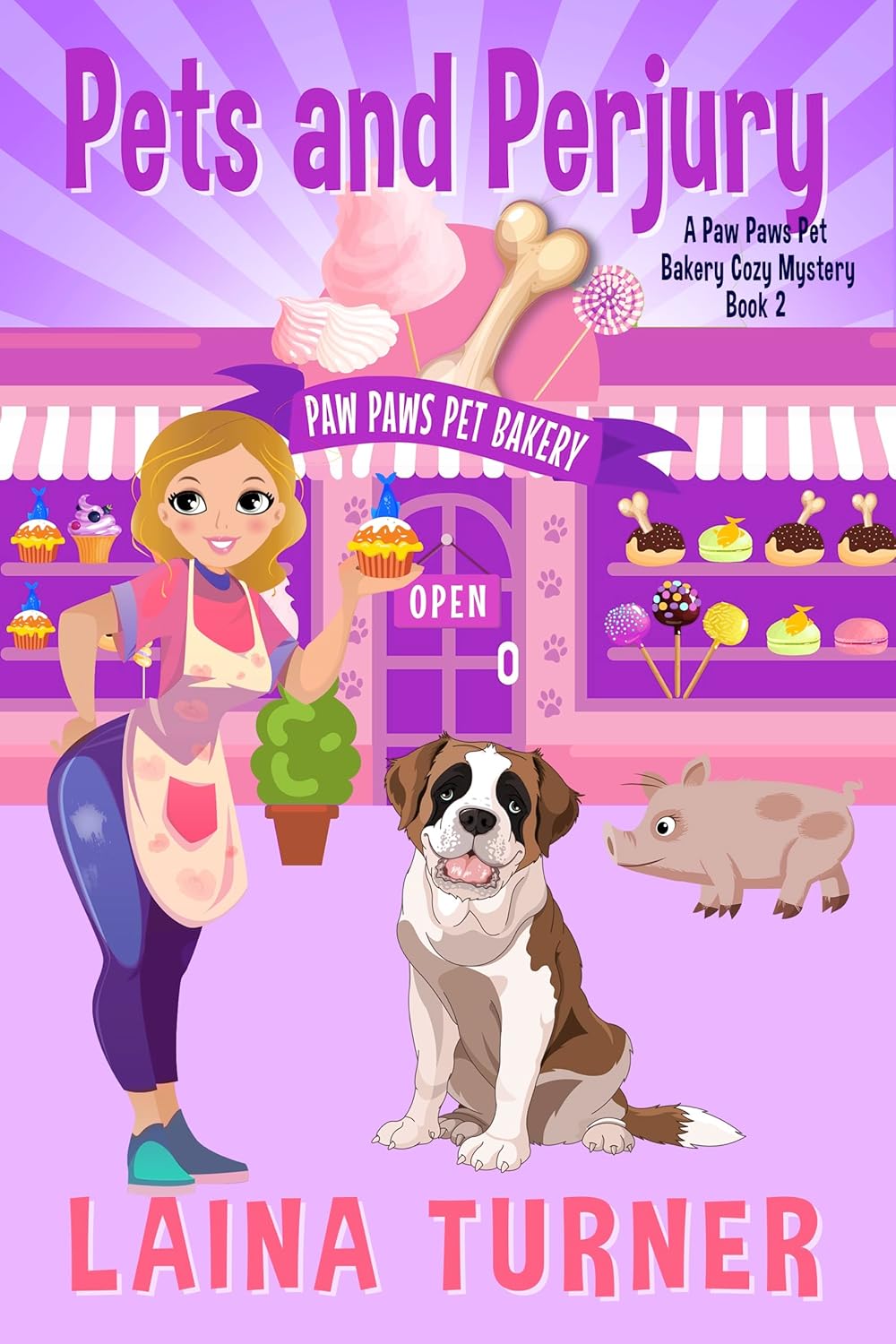 Pets and Perjury (A Paw Paws Pet Bakery Cozy Mystery #2)