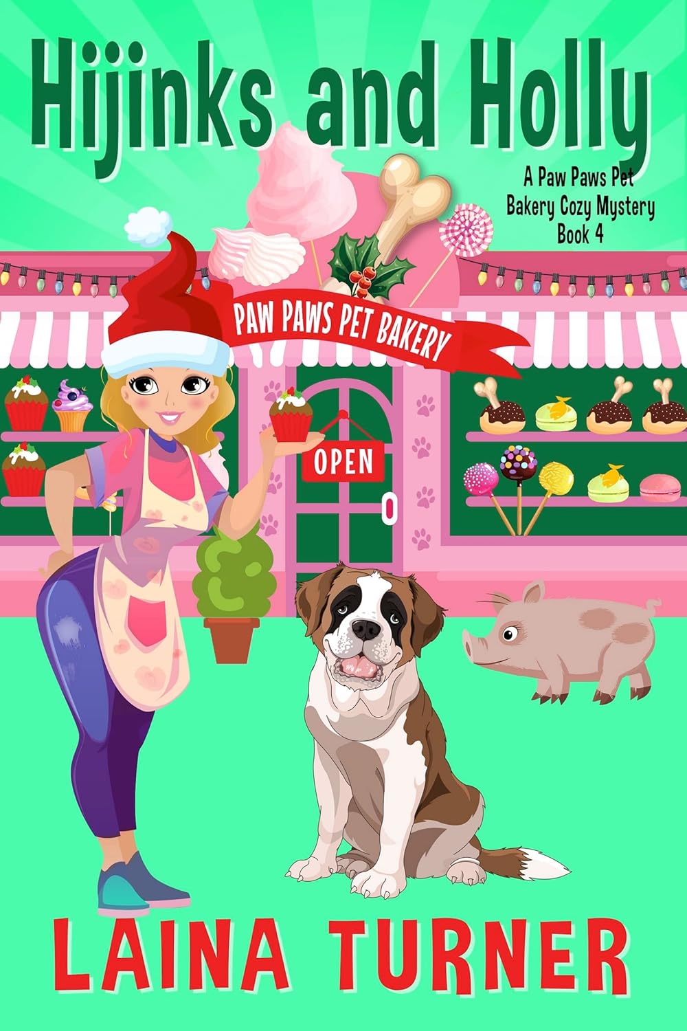 Hijinks and Holly (A Paw Paws Pet Bakery Cozy Mystery #4)