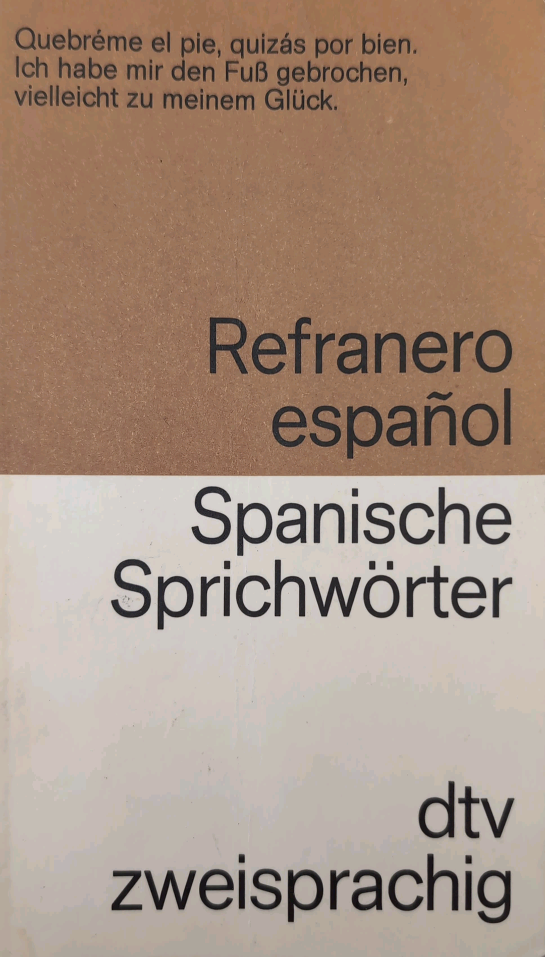 Refranero Espanol. Spanische Sprichworter