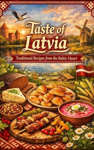 Taste of Latvia: Traditional Recipes from the Baltic Heart : A Cozy Latvian Cookbook with Rye Breads, Soups, Forest Foraging, Holiday Feasts & Comfort Food Classics (Kindle Edition)
