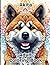 Akita Coloring Book for Adu...