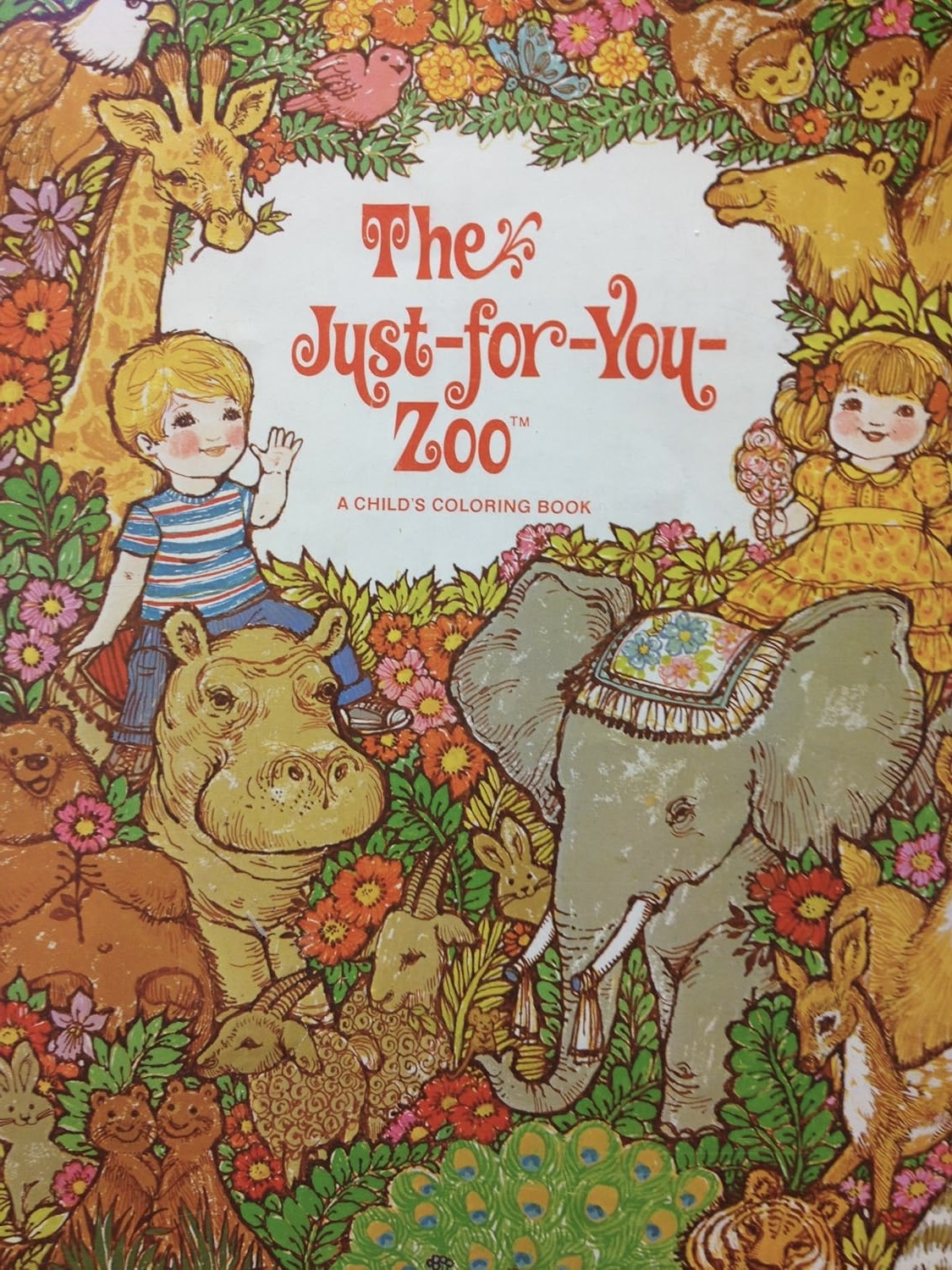 The Just-For-You-Zoo - A Child's Coloring Book