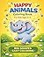 Happy Animals Coloring Book...