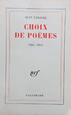 Choix de poèmes : 1924-1954 (Paperback)