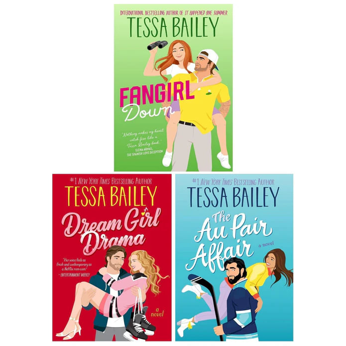 Big Shots Series 3 Books Set - Fangirl Down, The Au Pair Affair, Dream Girl Drama