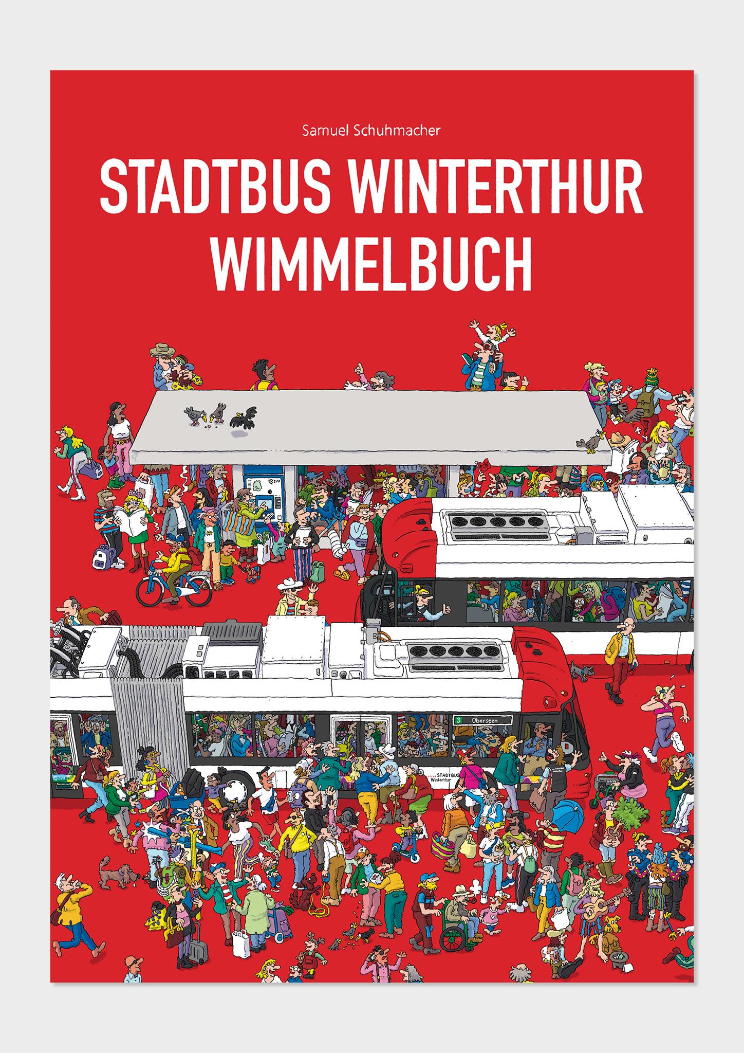 Stadtbus Winterthur Wimmelbuch (Board Book)