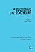 A Dictionary of Modern Crit...