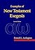 Examples of New Testament E...