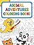 Cute Animals Daily Life Coloring Book Fun Single-Sided Pages ... by Hemu Books