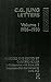 Letters of C. G. Jung: Volu...