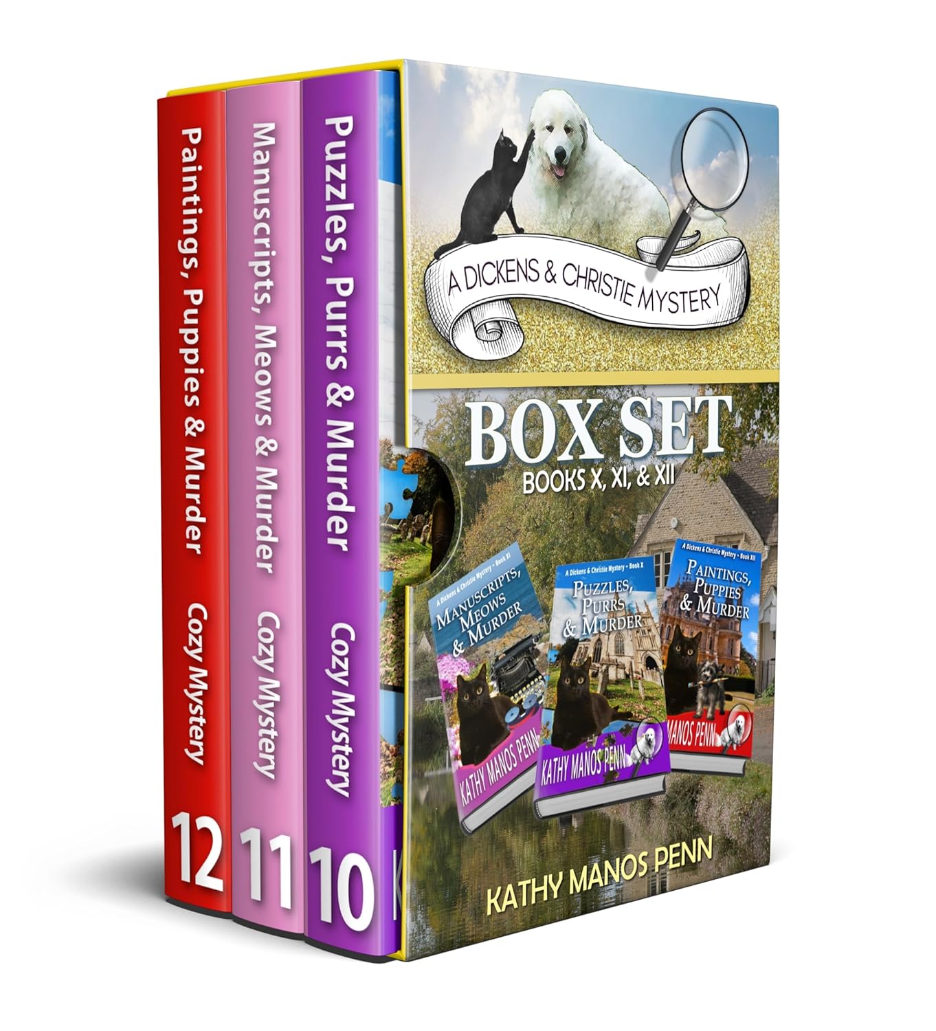 A Dickens & Christie Mystery Box Set Books X - XII: Three Cozy English Animal Mysteries in One (Kindle Edition)