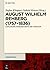 August Wilhelm Rehberg (1757–1836): Aufklärung zwischen Kritik und Tradition (Werkprofile) (German Edition)