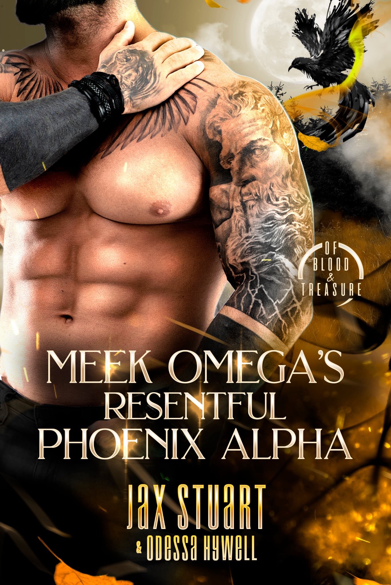 Meek Omega's Resentful Phoenix Alpha (Of Blood & Treasure #2)