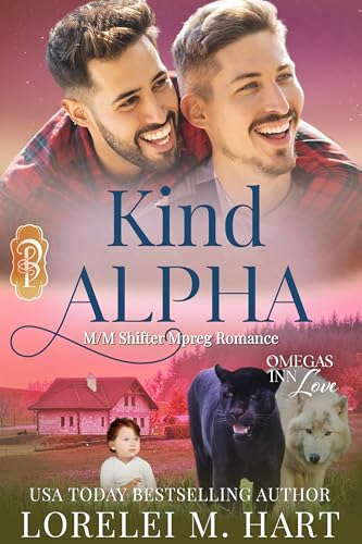 Kind Alpha: M/M Shifter Mpreg Romance (Omegas Inn Love Book 10)
