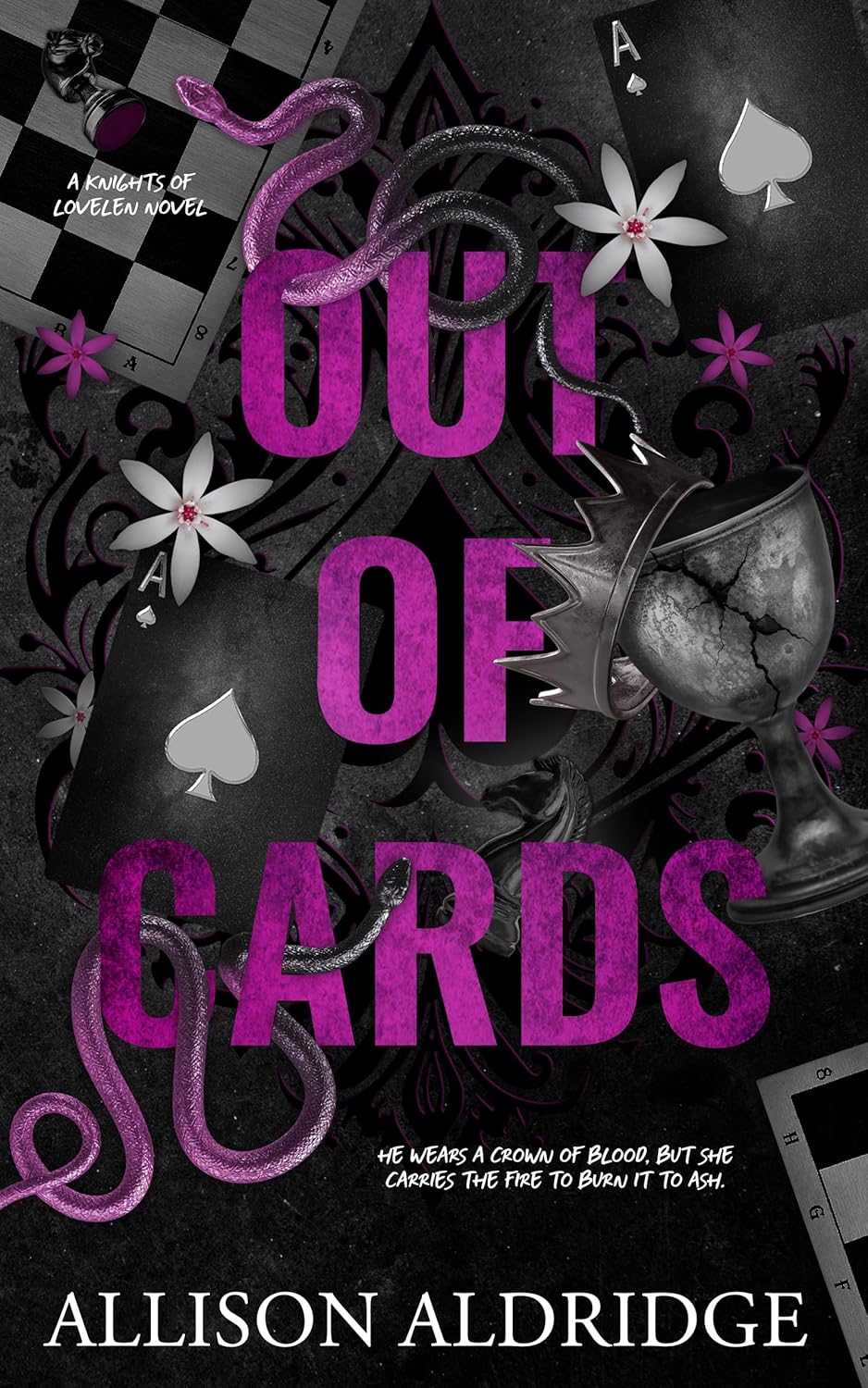 Out of Cards: A Dark Enemies to Lovers MC Romance (Knights of Lovelen Book 1)