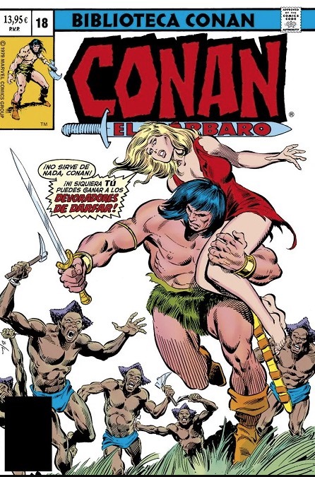 Biblioteca Conan - Conan el bárbaro 18. 1979-80 Conan the barbarian 102-108 USA