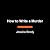 How to Write a Murder: A Novel