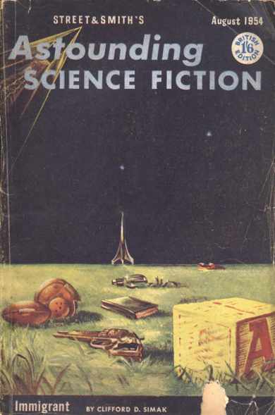 Astounding Science Fiction, August 1954 - British edition (digest magazine)