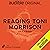 Reading Toni Morrison by A. J. Verdelle Reading Toni Morrison by A. J. Verdelle