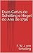 O JOVEM HEGEL. CARTAS A SCHELLING by G. W. F. Hegel
