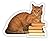 Smarty Cat Sticker (Pack of 6)