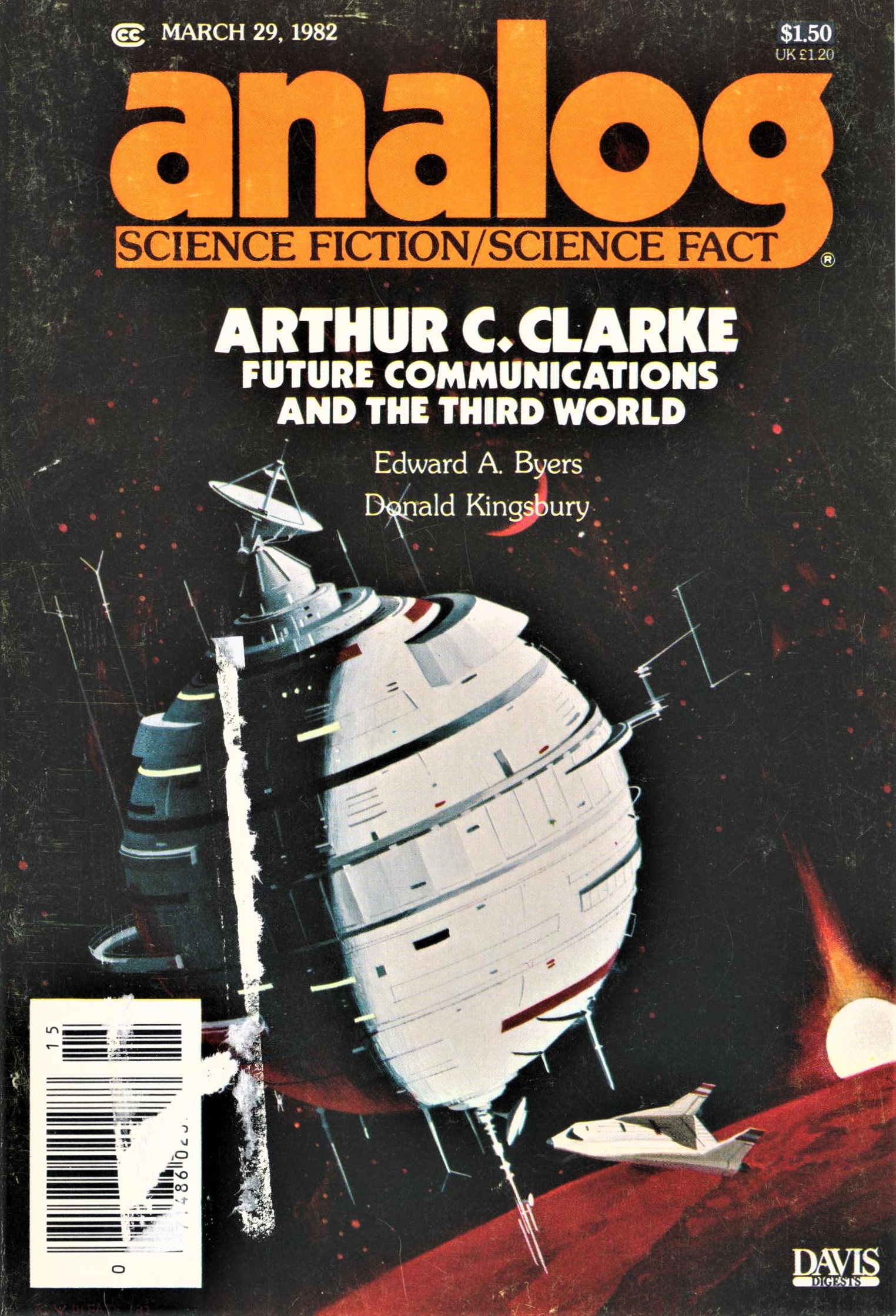 Analog Science Fiction/Science Fact, Vol. 102, No. 4,  March 29, 1982 (Paperback)