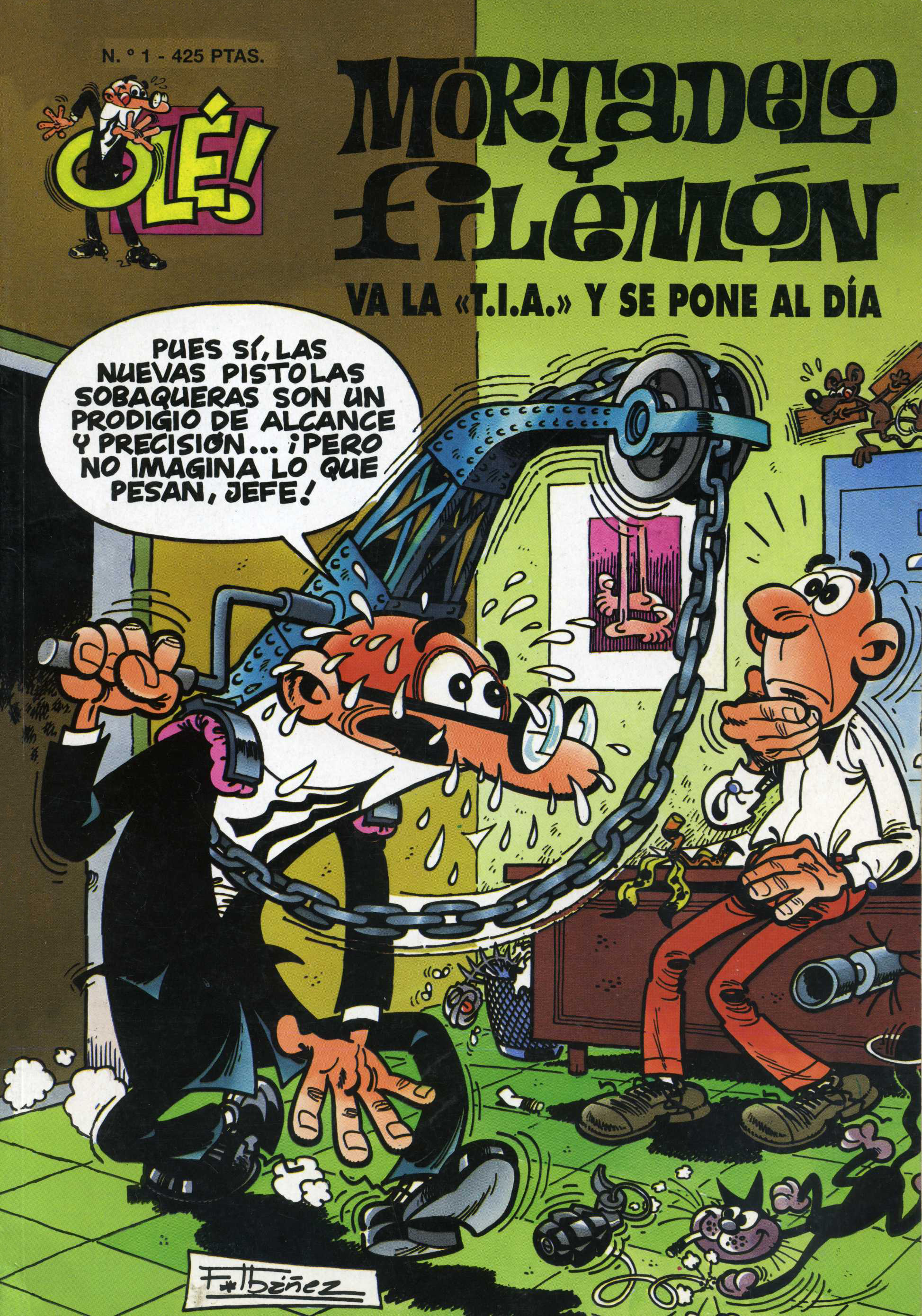Va la T.I.A. y se pone al día (Mortadelo y Filemón, #93)