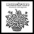 monochrome botanicals coloring book by Design Czar