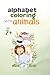 alphabet coloring with animals